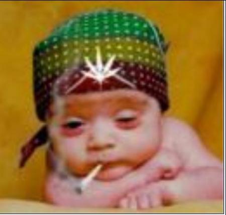 Bébé fumeur