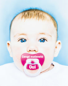 Bébé tetine
