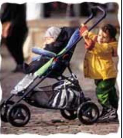 Bébé poussette