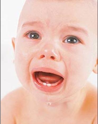 Bébé pleurant