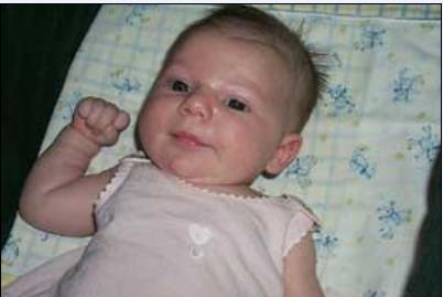 Bébé coup de point